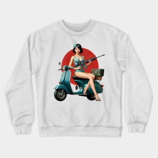 Scooter Girl Crewneck Sweatshirt